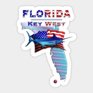 Copy of Florida Key West US Blue Martin II Sticker